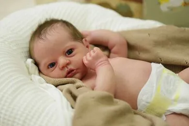 Imagem de uma bebê reborn