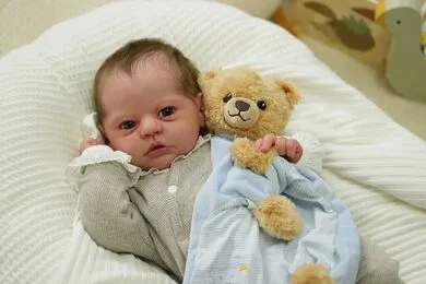 Imagem de uma bebê reborn