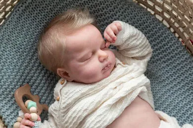 Imagem de uma bebê reborn