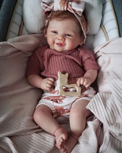 Imagem de uma bebê reborn